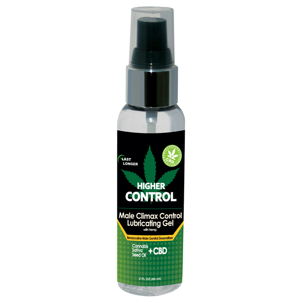 Higher Control Climax Control Gel With Hemp Seed Oil 2 oz.