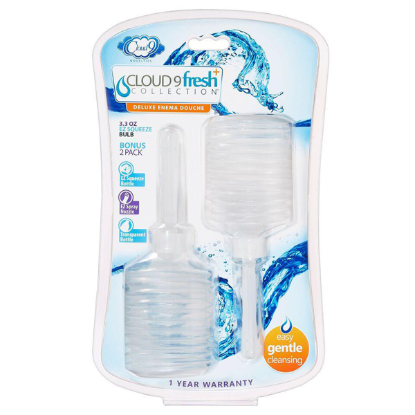 Cloud 9 Fresh + Portable Anal Enema Douche 3.3 oz.