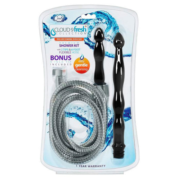 Cloud 9 Fresh + Deluxe Anal Enema Premium Shower Kit