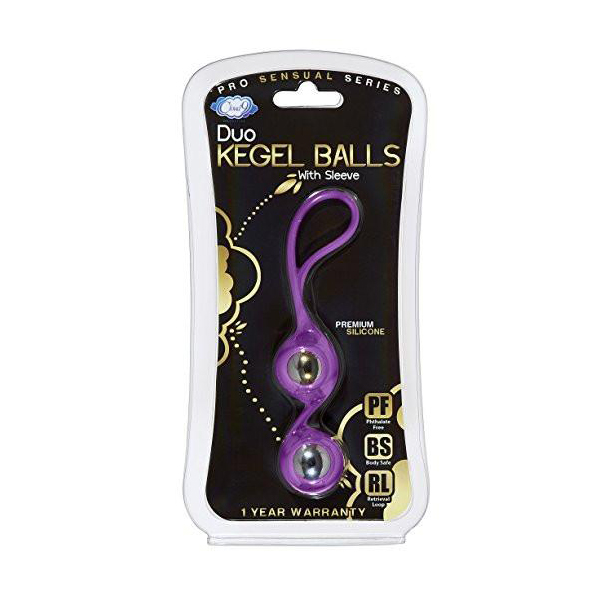 Cloud 9 Pro Sensual Duo Kegel Balls Purple