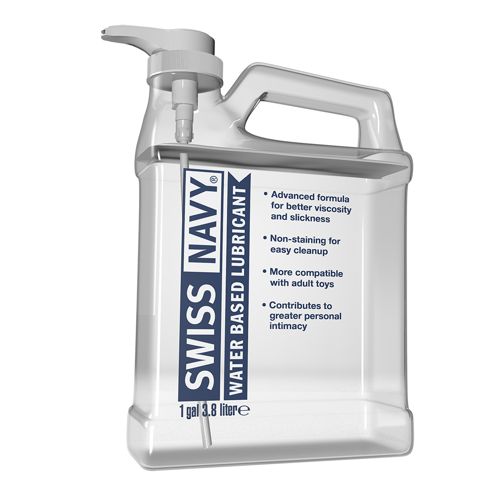 Swiss Navy Water-Based Lubricant 1 Gallon