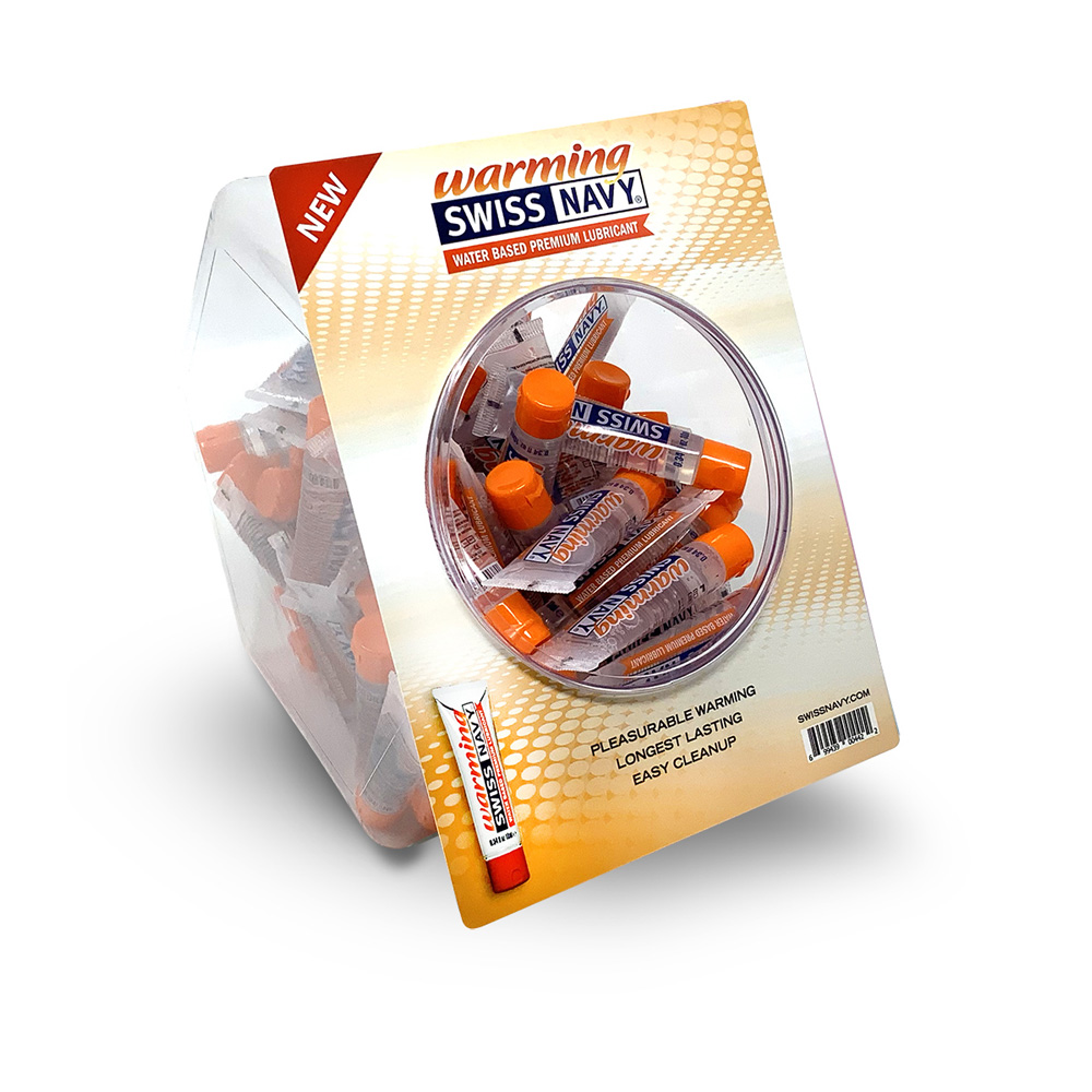 Swiss Navy Warming Lubricant 10 ml. 100Ct Fishbowl