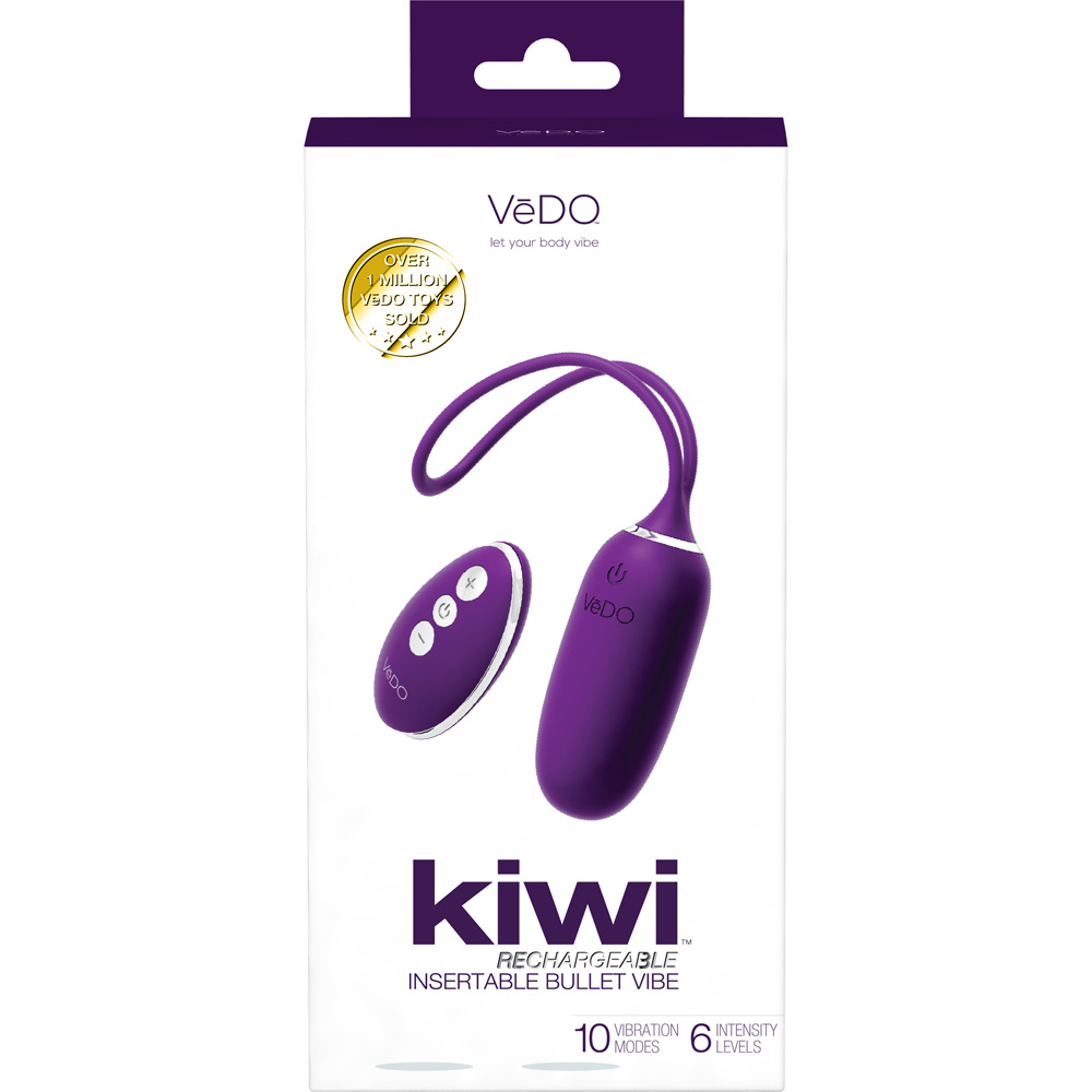 Kiwi Rechargeable Insertible Bullet Deep Purple