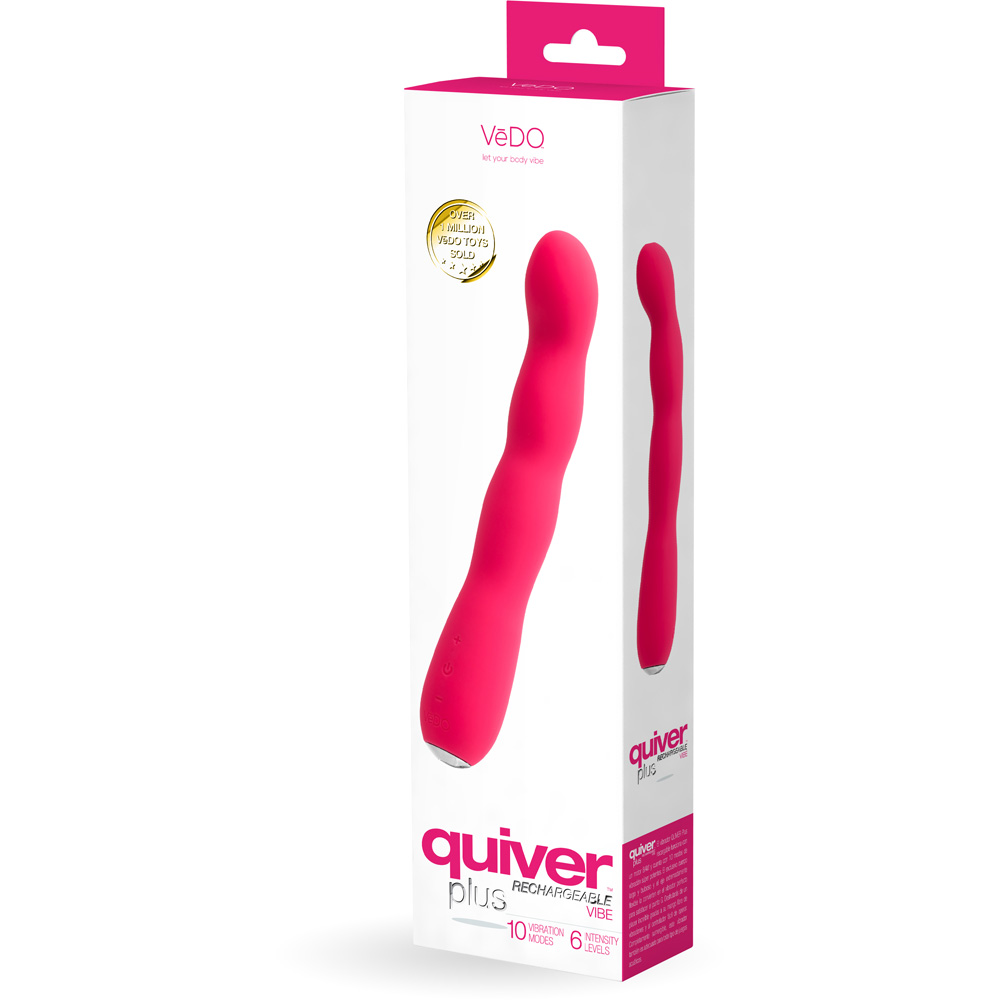 Quiver Plus Rechargeable Vibe Foxy Pink