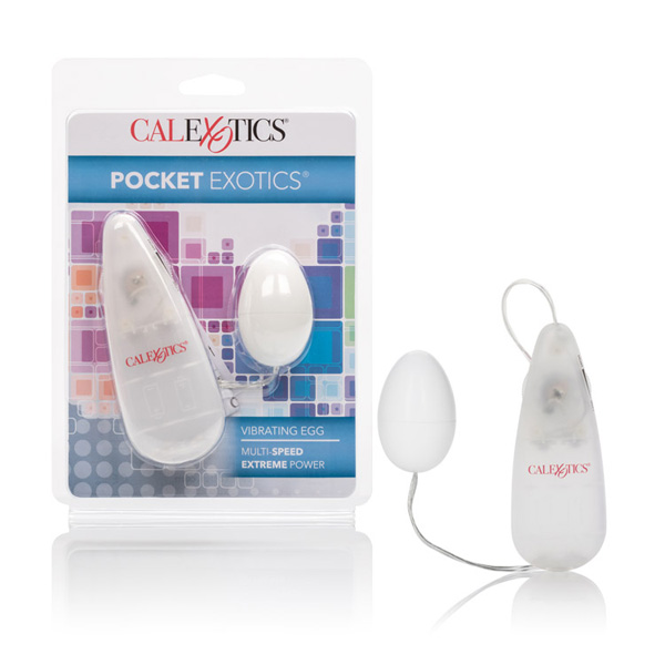 Pocket Exotics Vibrating Egg Gray