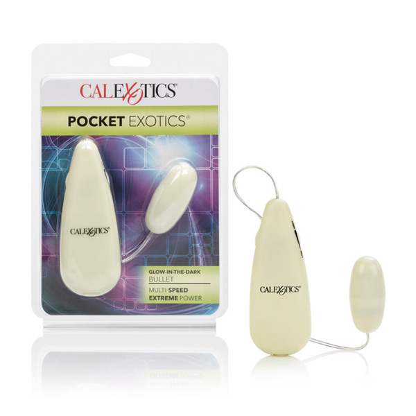 Pocket Exotics Glow-In-The-Dark Bullet Green Pocket Exotics Glow-In-The-Dark Bullet Green
