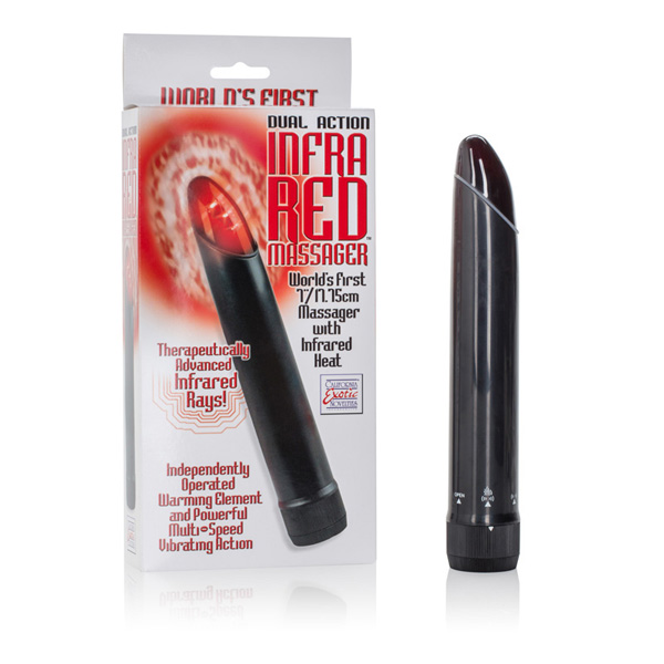 Dual Action Infrared Massager Black