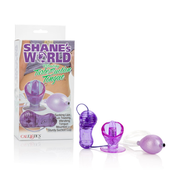 Shane's World Vibrating Turbo Suction Tongue Purple