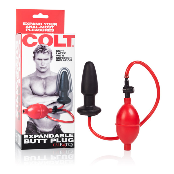 Colt Expandable Butt Plug Black