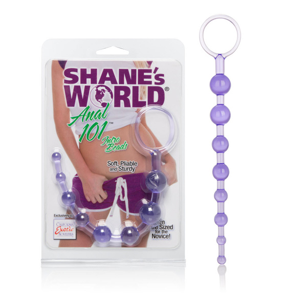 Shane's World Anal 101 Intro Beads Purple