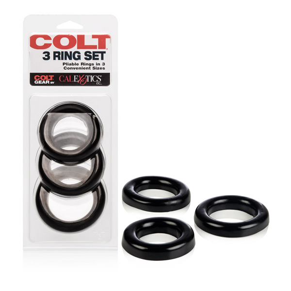 Colt 3 Ring Set Black