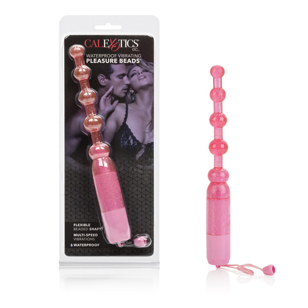Waterproof Vibrating Pleasure Beads Pink