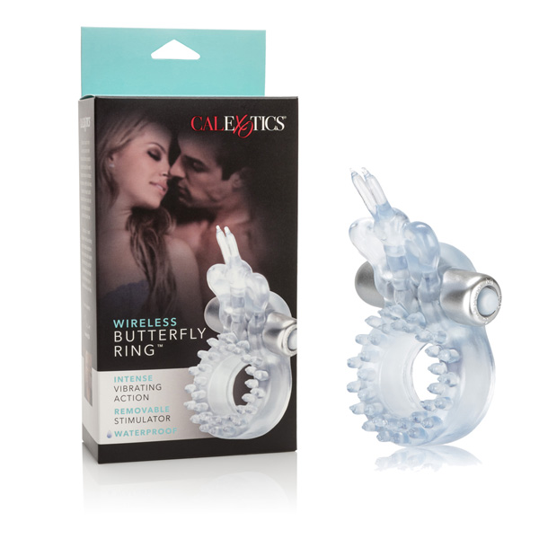 Wireless Butterfly Ring Clear