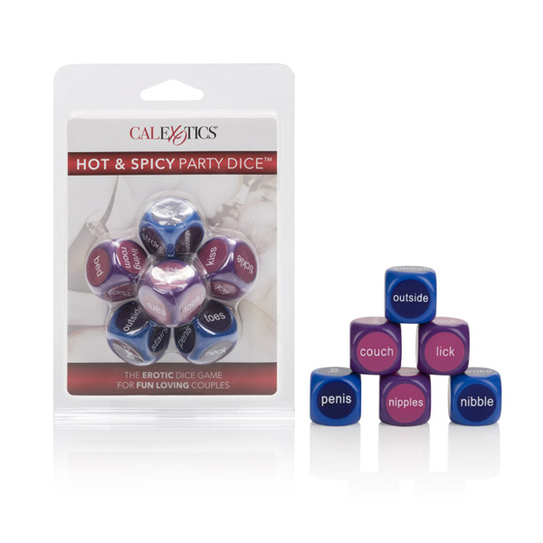 Hot & Spicy Party Dice Multi-Colored Hot & Spicy Party Dice Multi-Colored