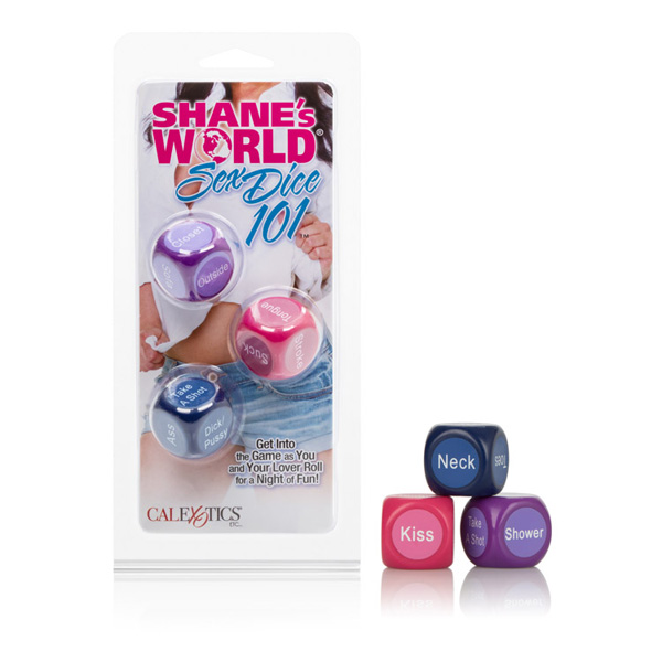 Shane's World Sex Dice 101 Multi-Colored Shane's World Sex Dice 101 Multi-Colored