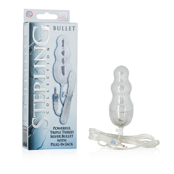Sterling Collection Triple Tiered Silver Bullet Silver