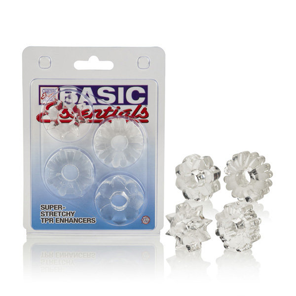 Basic Essentials Super Stretchy Tpr Enhancers Clear Basic Essentials Super Stretchy Tpr Enhancers Clear