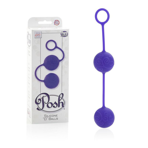 Posh Silicone "O" Balls Purple