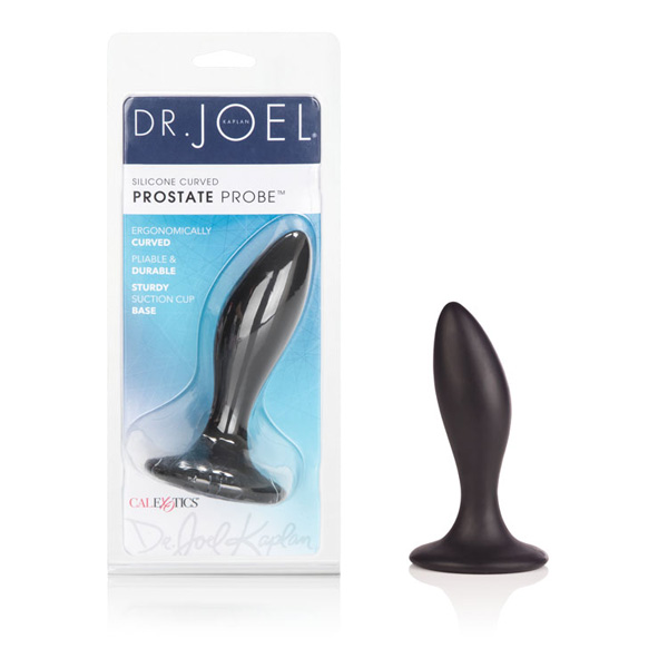 Dr. Joel Kaplan Silicone Curved Prostate Probe Black