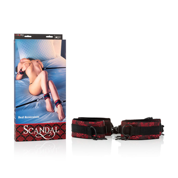 Scandal Bed Restraints Red