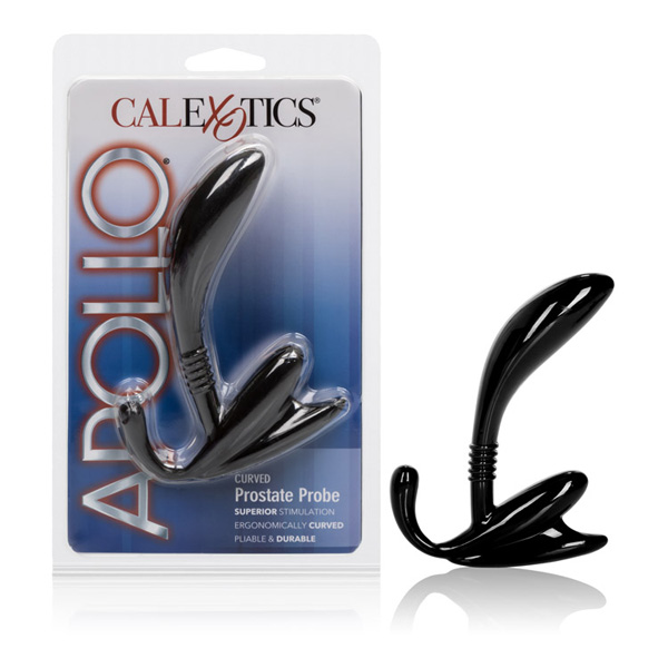 Apollo Curved Prostate Probe Black Apollo Curved Prostate Probe Black