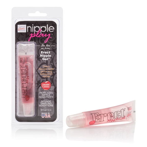 Nipple Play Erect Nipple Gel Cherry Packaged