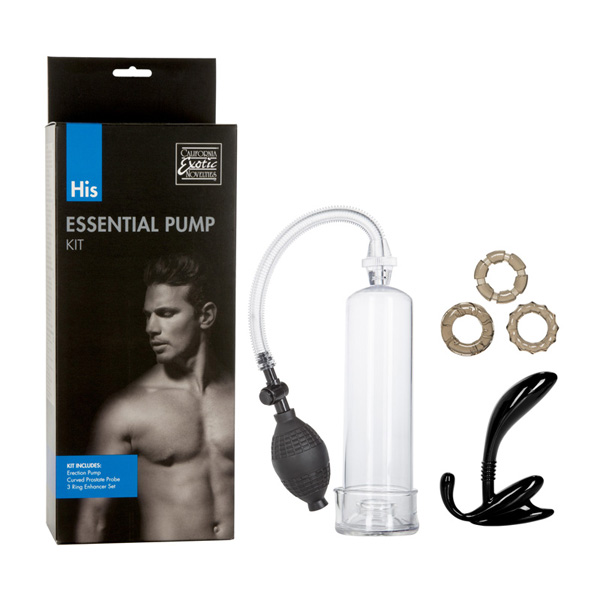His Essential Pump Kit Clear