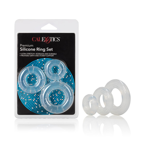 Premium Silicone Ring Set Clear