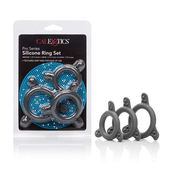 Pro Series Silicone Ring Set Black