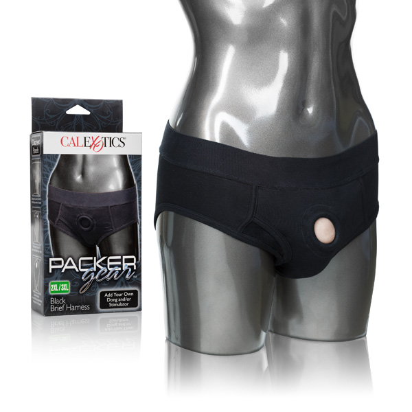 Packer Gear Black Brief Harness 2Xl/3Xl