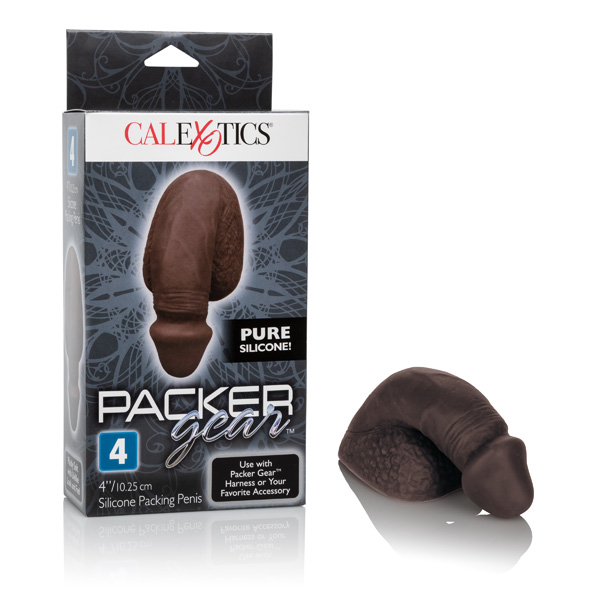 Packer Gear 4" Silicone Packing Penis Black