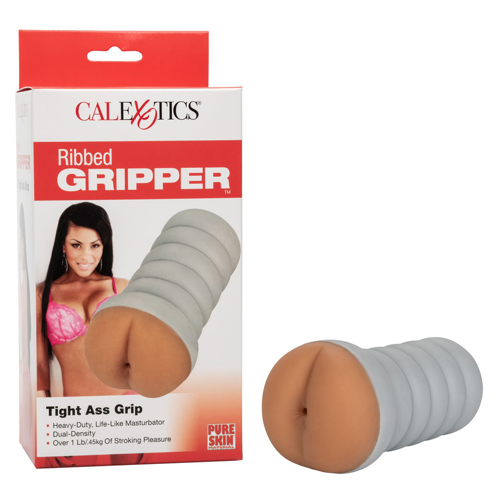 Ribbed Gripper Tight Ass Brown