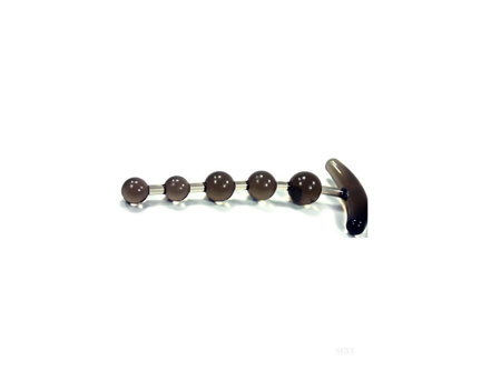 Anchor's Away Black Anal Beads