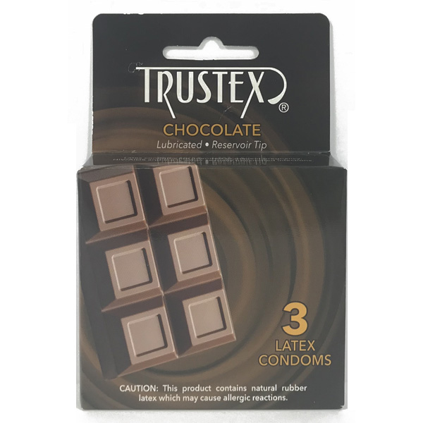 Trustex Chocolate Flavored Condoms 3Pk