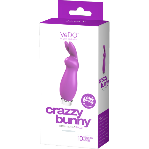 Crazzy Bunny Rechargeable Mini Vibe Perfectly Purple