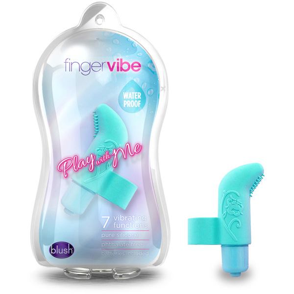 Play With Me Finger Vibe Blue