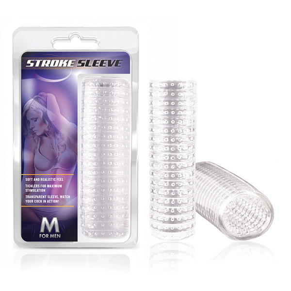 M For Men Stroke Sleeve Clear