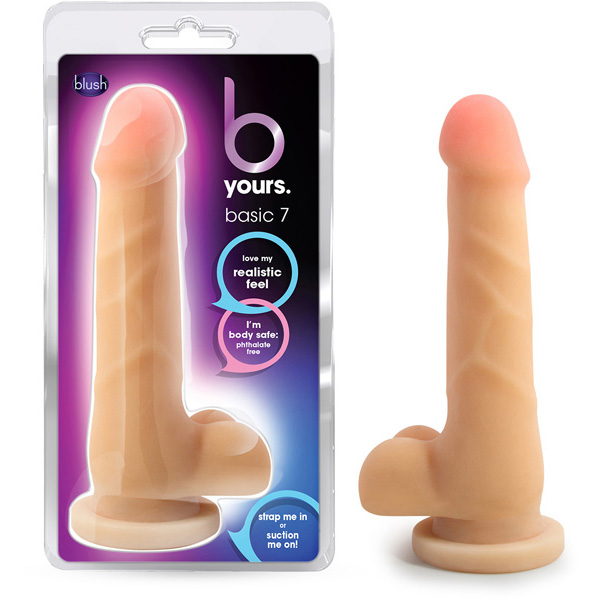 B Yours Basic 7" Dildo Natural