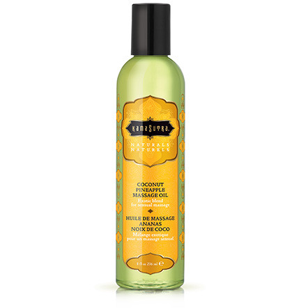 Naturals Massage Oil Coconut Pineapple 8 oz.