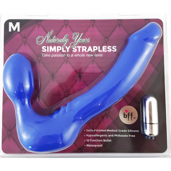 Simply Strapless Medium Blue