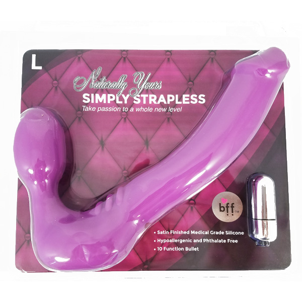 Simply Strapless Large Purple