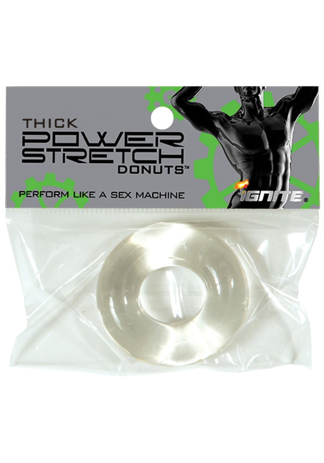 Thick Power Stretch Donut -Wht