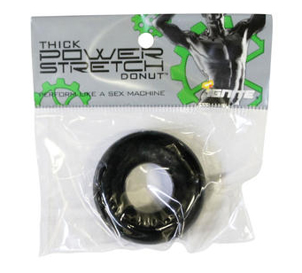 Thick Power Stretch Donut- 2Pk Black