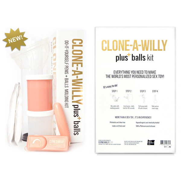 Clone-A-Willy + Balls Kit Light Skin Tone