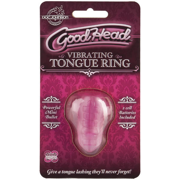 Goodhead - Vibrating Tongue Ring Pink Goodhead - Vibrating Tongue Ring Pink
