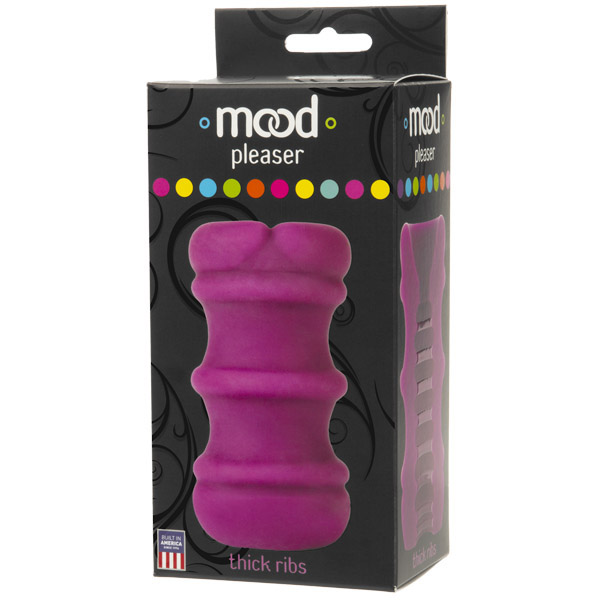 Mood - Ur3 Stroker - Pleaser - Thick Ribbed Purple