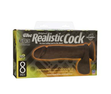 The Realistic Cock - Ur3 - 8" Black