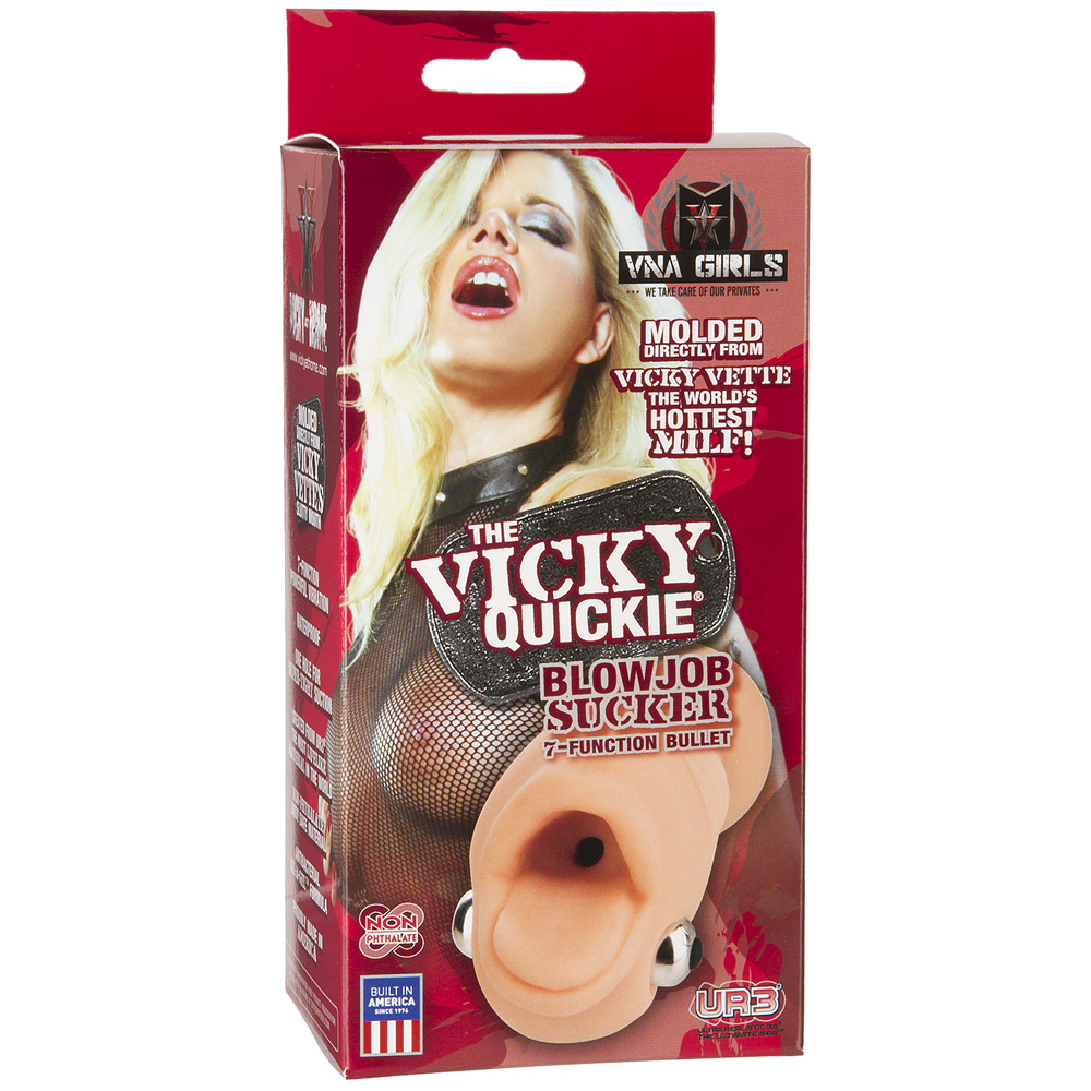 The Vicky Quickie Ultraskyn Blowjob Sucker Vanilla