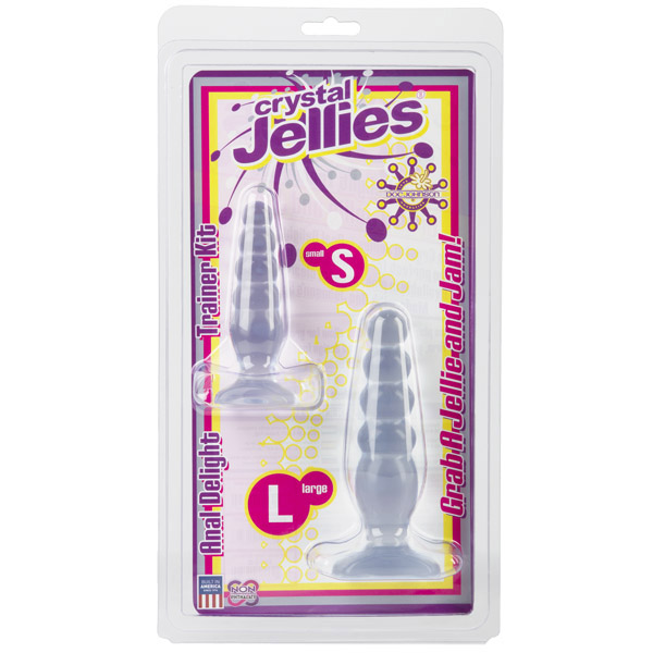 Crystal Jellies - Anal Delight Trainer Kit Clear