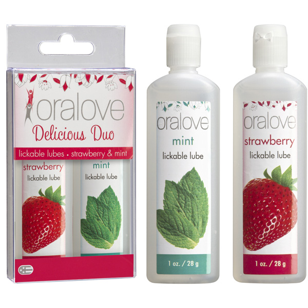 Oralove Delicious Duo Strawberry & Mint 2Pk